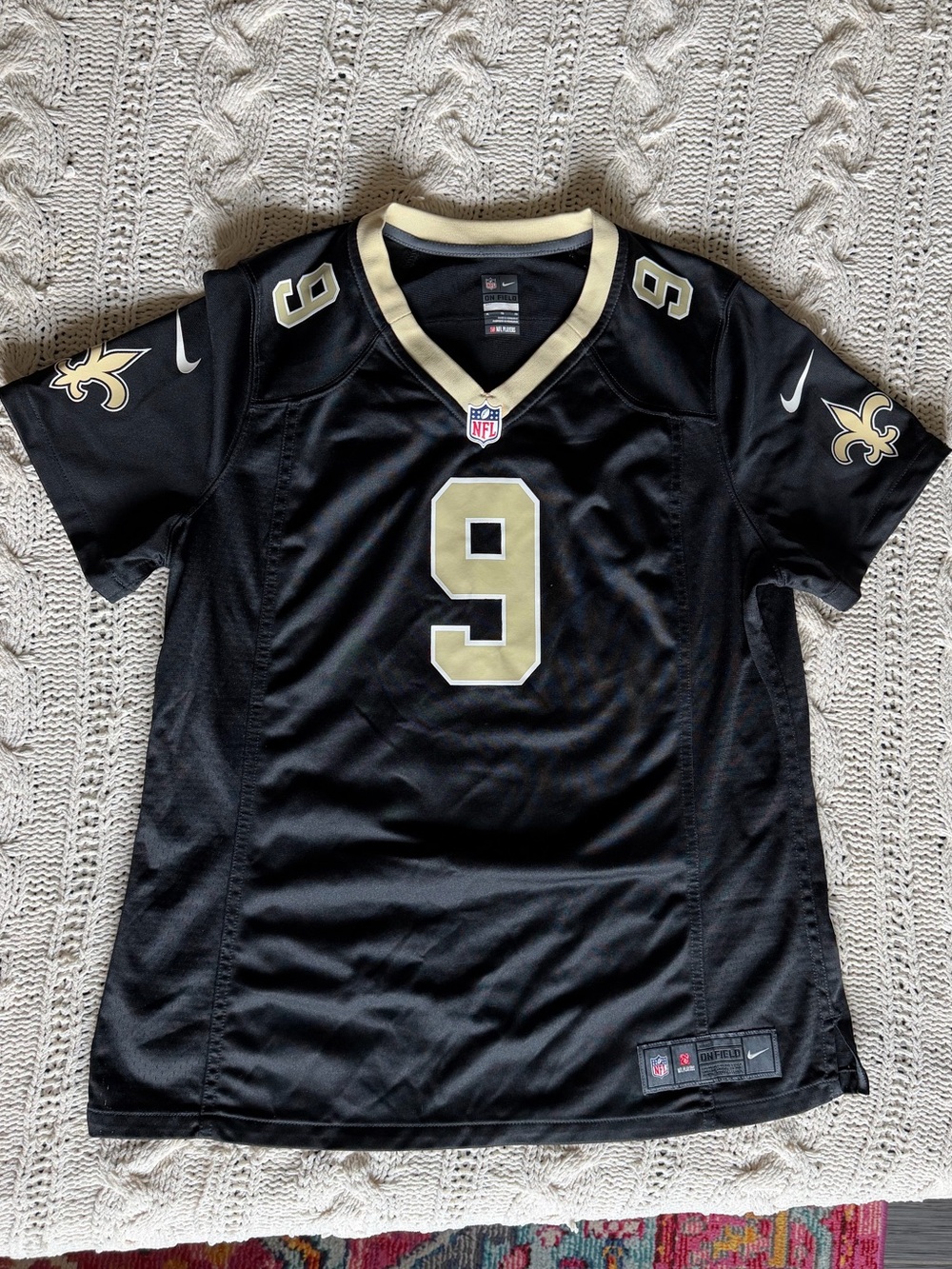 NFL Jersey Nike New Orleans Saints Drew Brees 9 Women’s Jersey Size XL